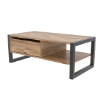 Salontafel Haldizen Melamine Atlantic Pine Zwart