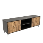 Tv-Meubel Venus Melamine Antraciet Pine