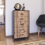 Dressoir Planet Melamine Antraciet Pine