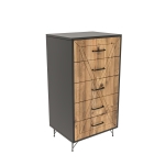 Dressoir Planet Melamine Antraciet Pine