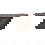 Richmond Eettafel Alix Deens Ovaal Mangohout Donkerbruin 230cm
