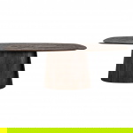 Richmond Eettafel Alix Deens Ovaal Mangohout Donkerbruin 230cm