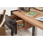 Bureau Cosmo Siesta Melamine Atlantic Pine Zwart