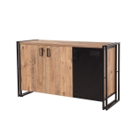 Dressoir Cosmo Nora Melamine Atlantic Pine Zwart