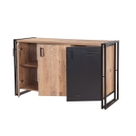 Dressoir Cosmo Nora Melamine Atlantic Pine Zwart