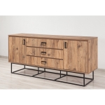 Dressoir Quantum Verda Melamine Atlantic Pine Zwart