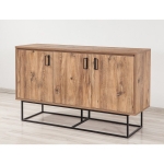 Dressoir Quantum Mare Melamine Atlantic Pine Zwart