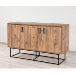 Dressoir Quantum Mare Melamine Atlantic Pine Zwart