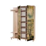 Garderobemeubel Garmanto Bomen Melamine Sonoma Eiken 135cm