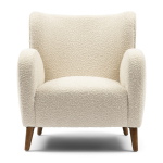 Rivièra Maison Fauteuil La Contessina Bouclé Wit