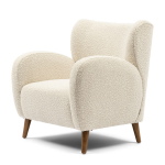 Rivièra Maison Fauteuil La Contessina Bouclé Wit