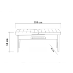 Tafel & Stoelen Set (4 Stuks) Vina Melamine Atlantic Soho