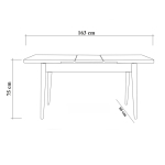 Tafel & Stoelen Set (4 Stuks) Vina Melamine Wit Soho