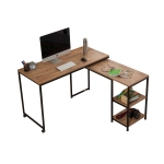 Bureau Bera Melamine Atlantic Pine Zwart