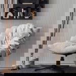 Woood Vinny Draaifauteuil Bouclé Zand