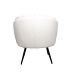 Pole to Pole Fauteuil High Five Bouclé Wit