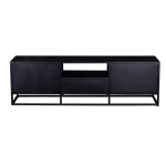 Tv-meubel Isa Bruin Visgraat 165cm Mangohout - Giga Meubel