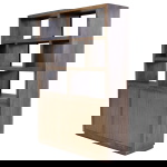 Vakkenkast Luxurious Donkerbruin 150cm - Giga Meubel