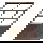 Vakkenkast Luxurious Donkerbruin 150cm - Giga Meubel