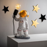 Tafellamp Astronaut Wit/Goud