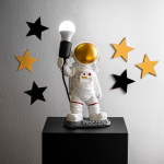 Tafellamp Astronaut Wit/Goud