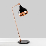 Bureaulamp Yildo Angle Zwart/Koper