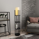 Vloerlamp Shelf Zwart