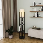 Vloerlamp Shelf Zwart