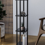 Vloerlamp Shelf Zwart