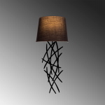 Wandlamp Asaf Sticks Zwart