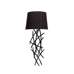 Wandlamp Asaf Sticks Zwart