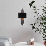 Wandlamp Avdan Zwart