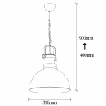 Hanglamp Saglam Spot Antiek Koper