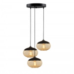 Hanglamp Camini 3-Lichts Getrapt Honing