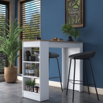 Keukentafel Jalova Melamine Walnoot Wit