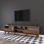 Tv-Meubel Amokh Melamine Walnoot