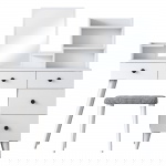 Kaptafel Bulun Wit Incl. Kruk