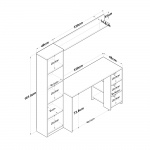 Bureau Fakili Walnoot/Antraciet