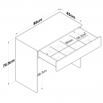 Kaptafel Bengisu Wit