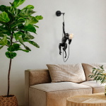 Wandlamp Singe Zwart