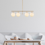 Hanglamp Roe 4-Lichts Shiny Goud