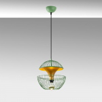 Hanglamp Telmander Groen/Goud