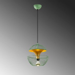 Hanglamp Telmander Groen/Goud