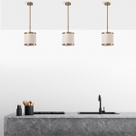 Hanglamp Way 1-Lichts Goud Small