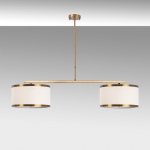 Hanglamp Way 2-Lichts Goud