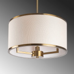 Hanglamp Way 1-Lichts Goud Medium