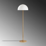 Vloerlamp Mixed Bol Wit/Goud