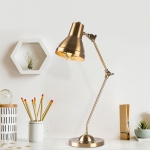 Bureaulamp Mixed Metaal Goud