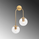 Wandlamp Jewel 2-Lichts Shiny Goud