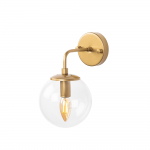 Wandlamp Horn Goud/Glas